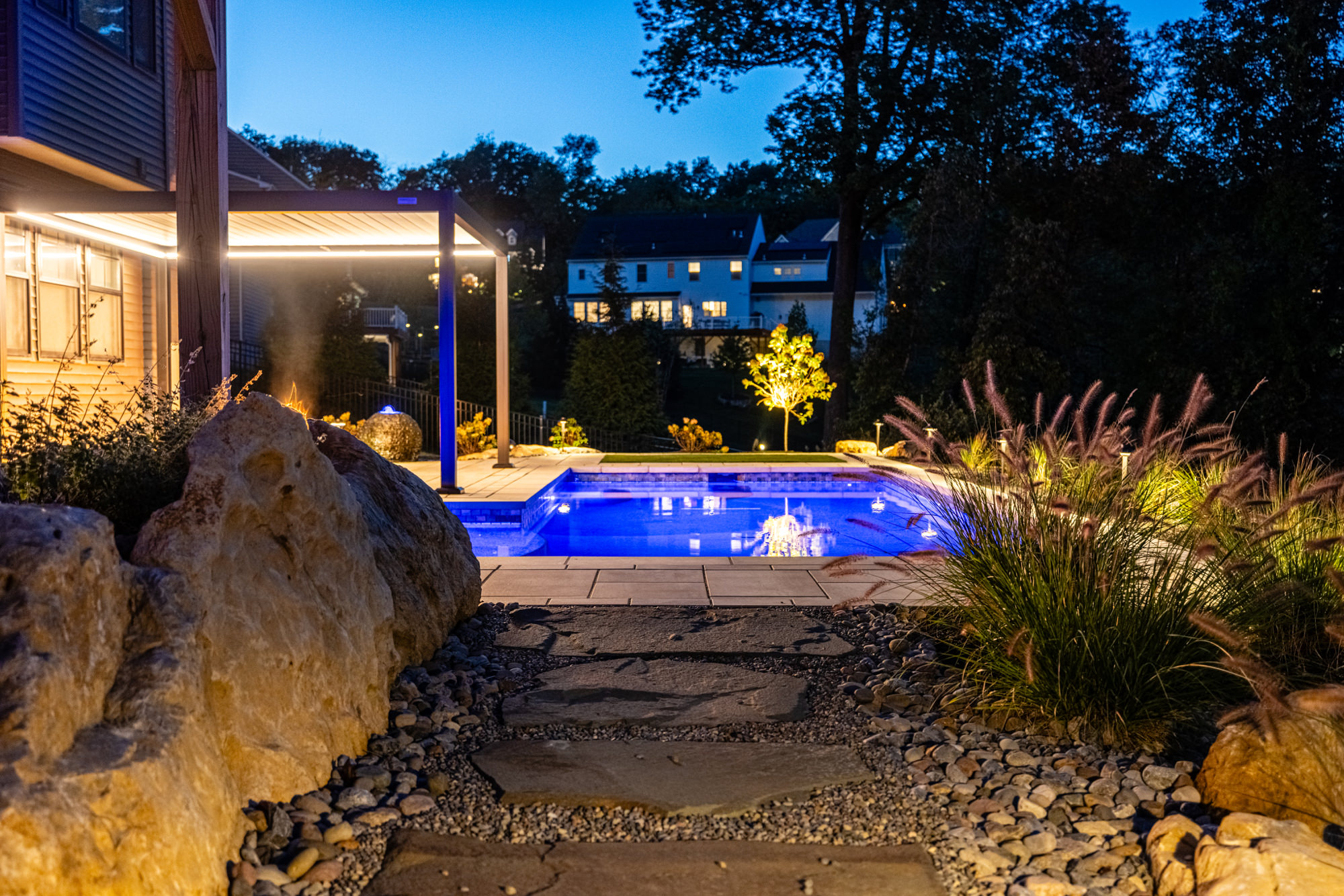 Stella Ct Modern Backyard Oasis, image 12